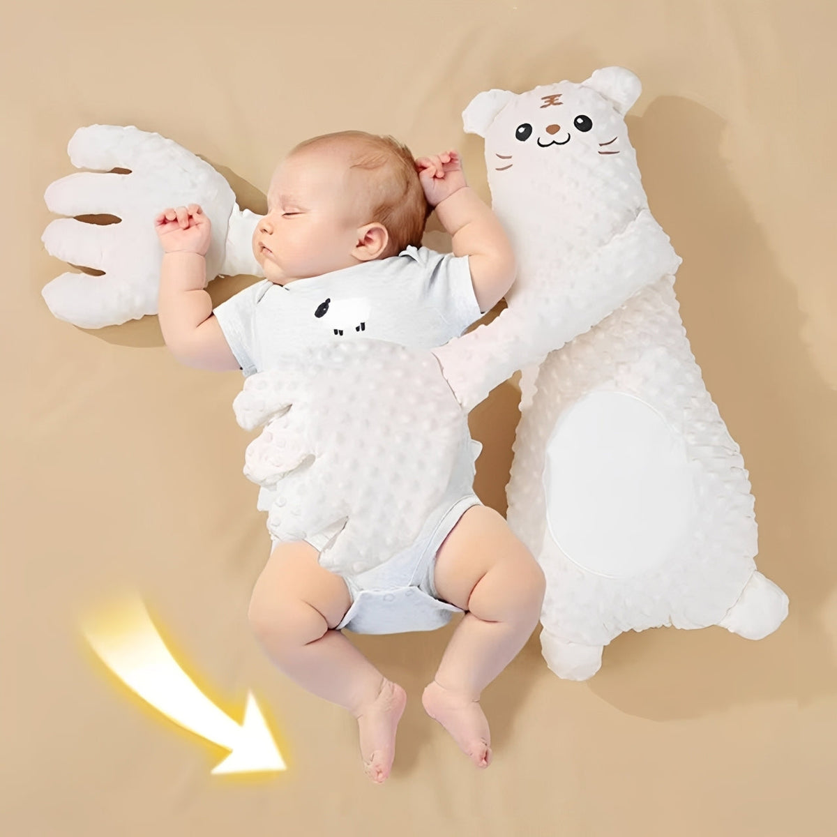 Plush Baby Sleep Soother with Gentle Patting & Music
