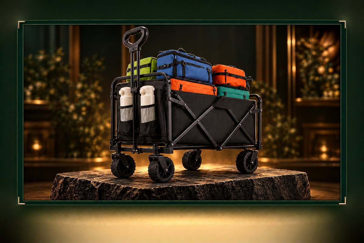 Heavy-Duty Folding Wagon Cart