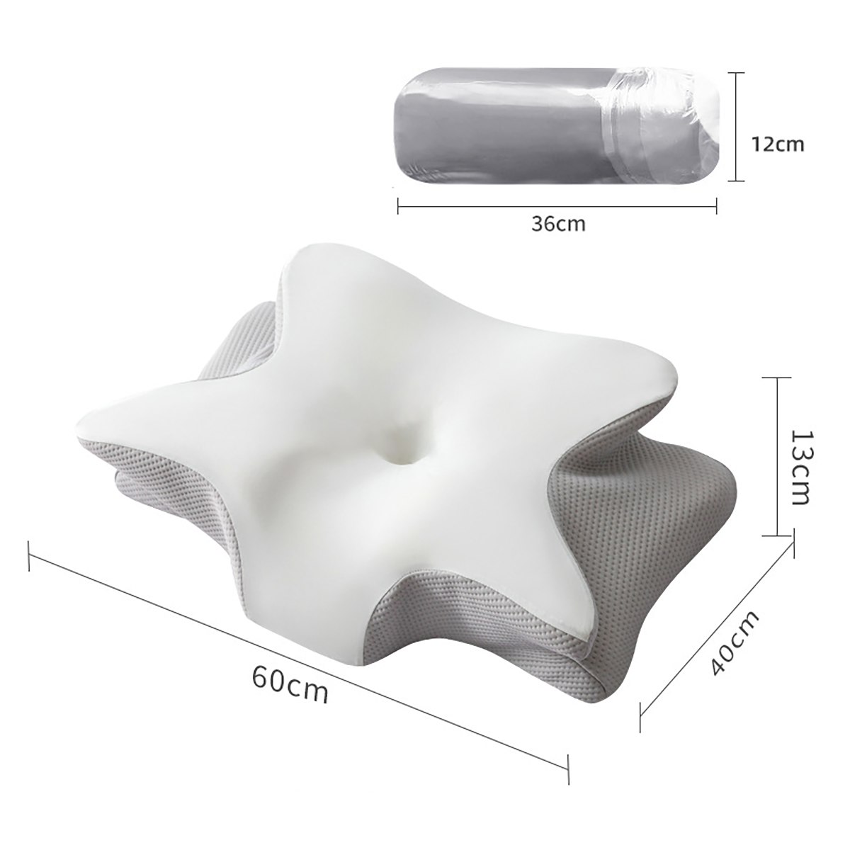 Butterfly Orthopedic Memory Foam Pillow